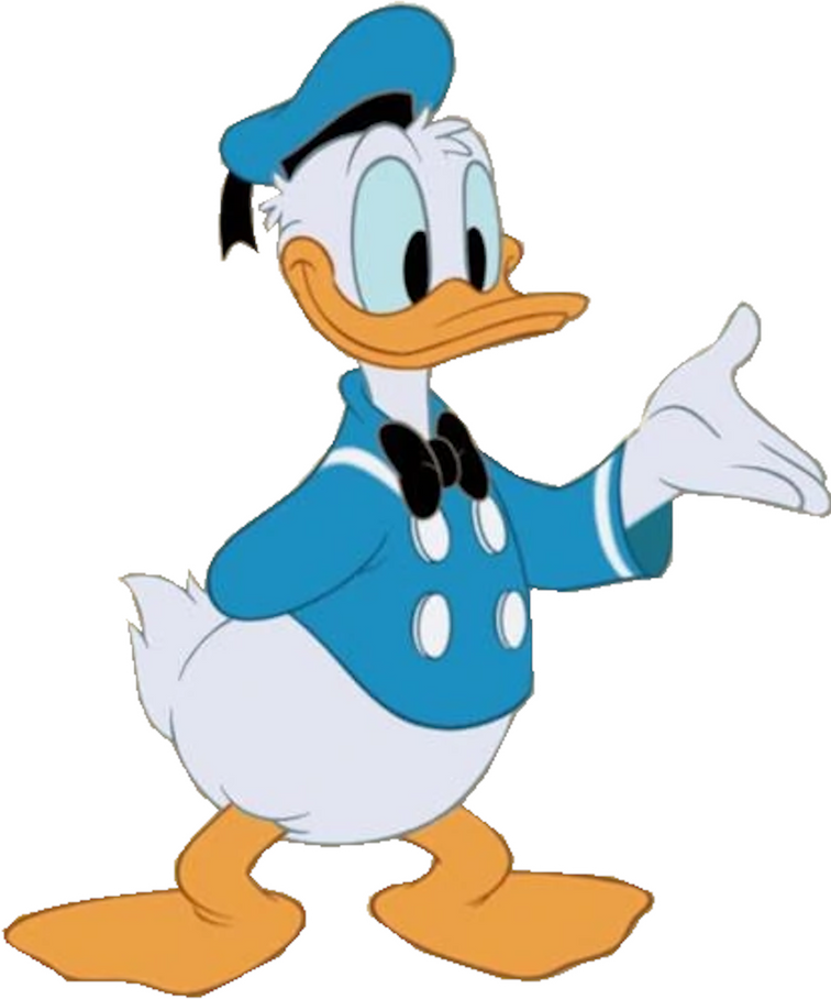 Donald Duck PNG transparent image download, size: 245x341px