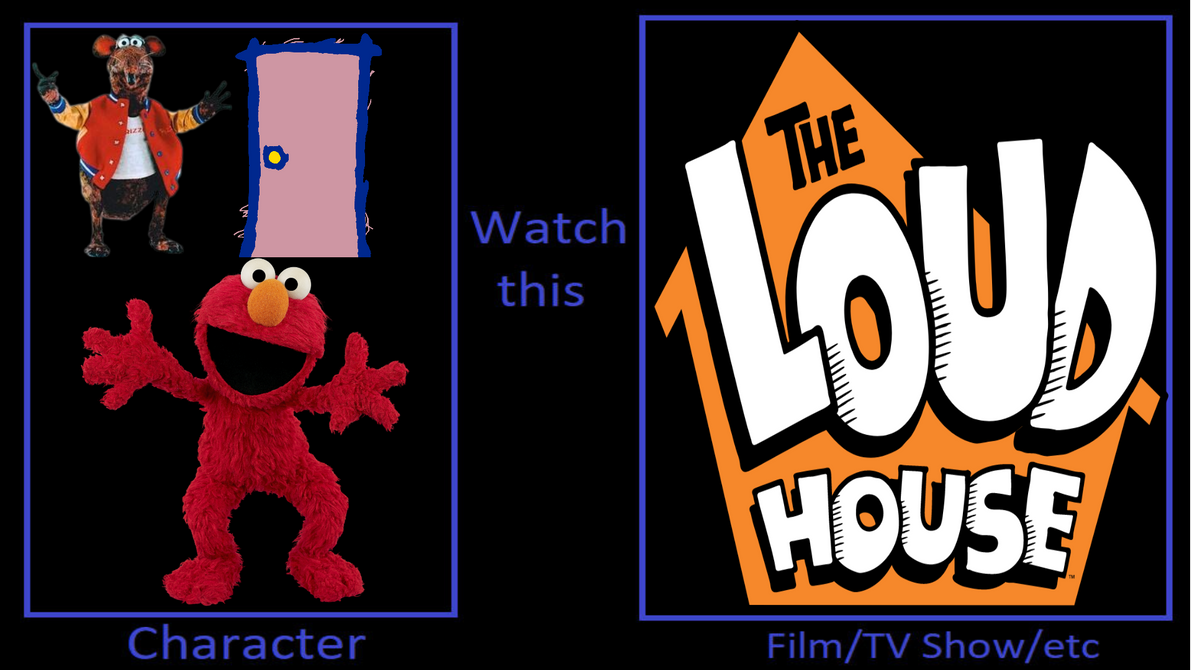 Elmo Rizzo What if Rizzo the Rat Door and Elmo watching TLH by IsaacHelton on ...