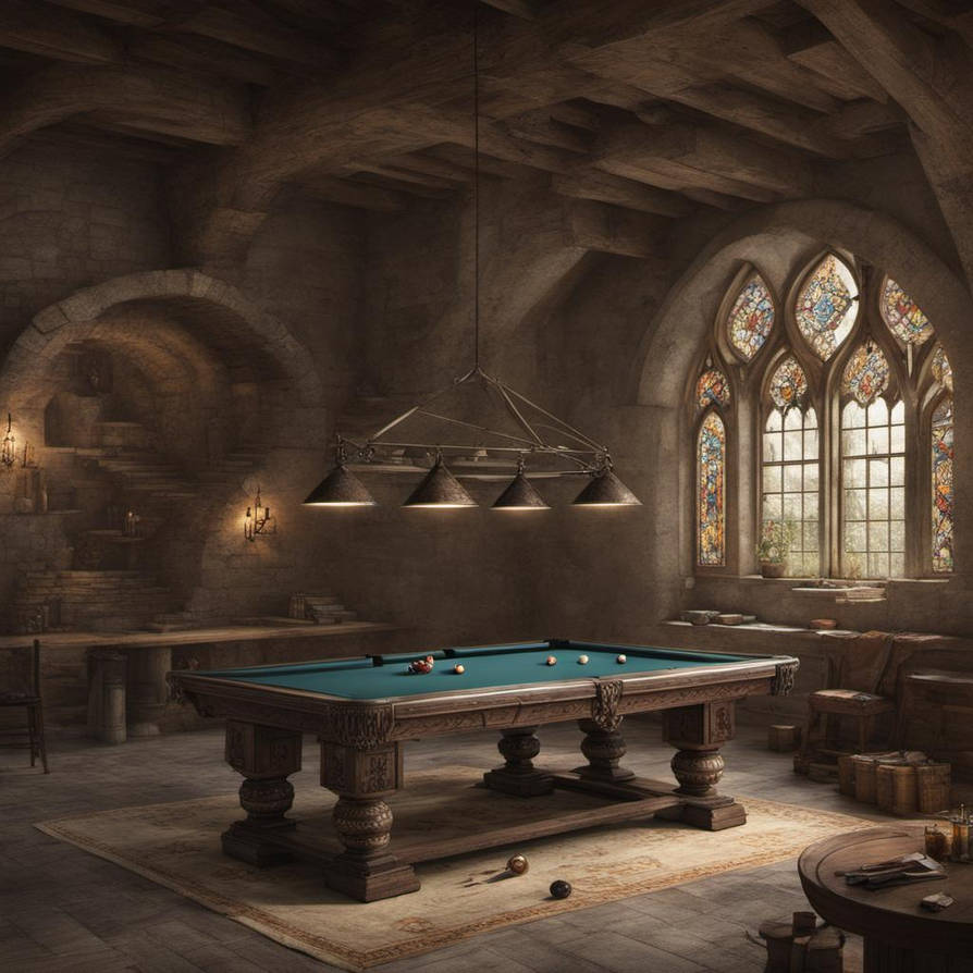 Medieval Pool Table Fantasy by DarkMagicalSoul on DeviantArt