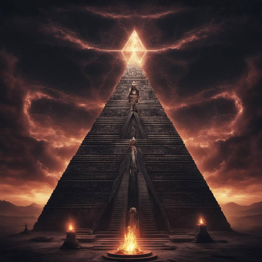 Devil Pyramid Dark Evil Magical Pyramid Fantasy by DarkMagicalSoul on DeviantArt