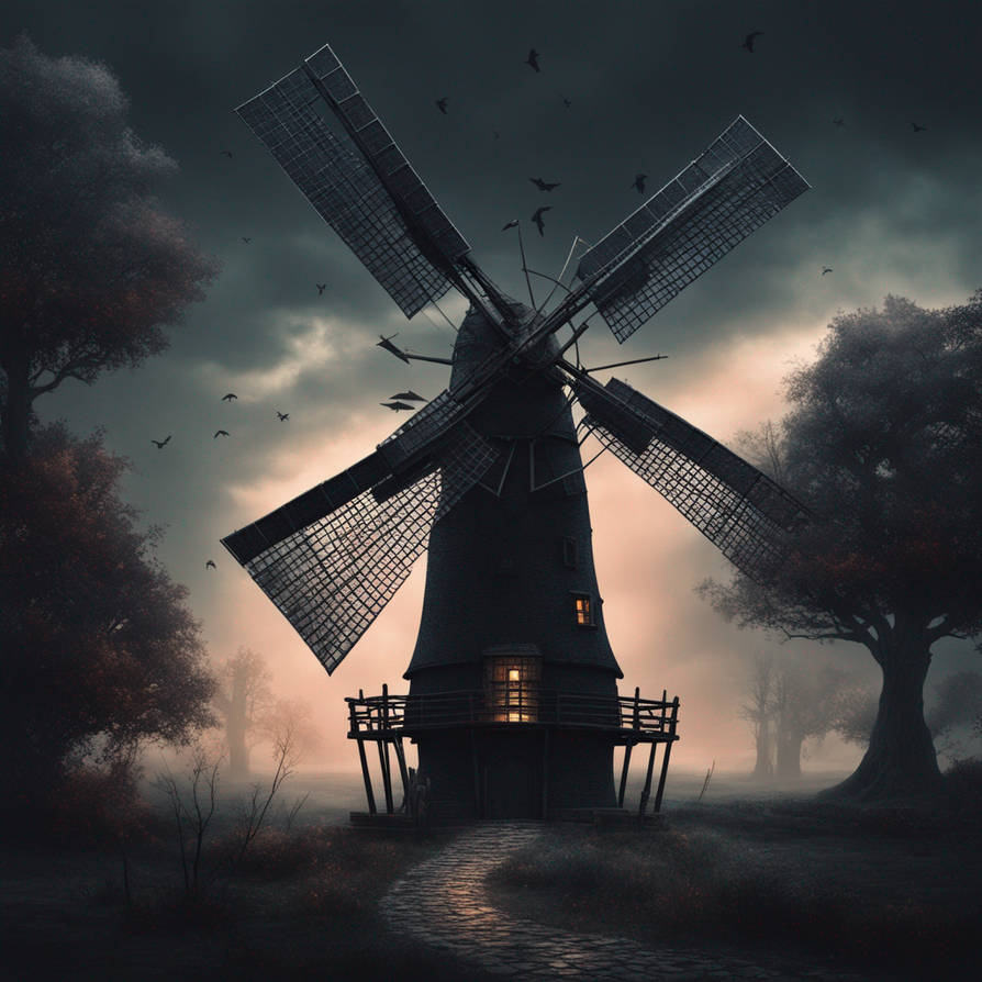 Dark Magical Windmill Fantasy by DarkMagicalSoul on DeviantArt