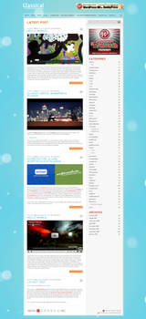 Glassical WordPress Theme