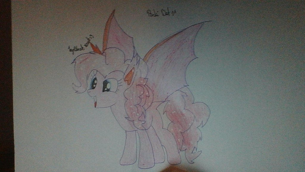 Pinkie Bat by AdeliaArts on DeviantArt