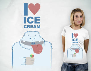 Yeti loves ice-cream on Loviu