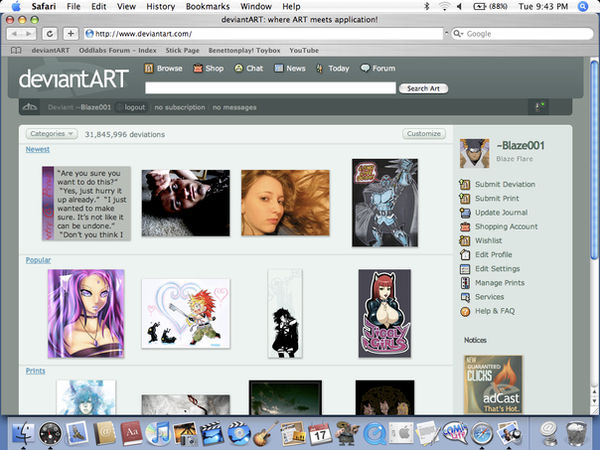 1. Deviantart www.deviantart.com by Blaze001 on DeviantArt
