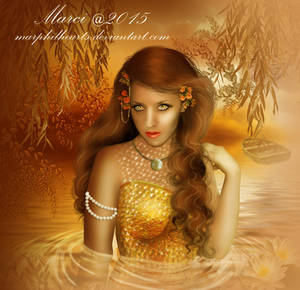 Autumn Mermaid by marphilhearts