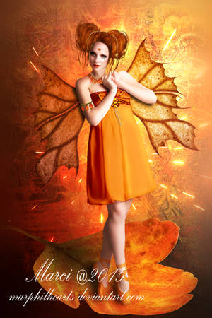 Autumn Fairy by marphilhearts