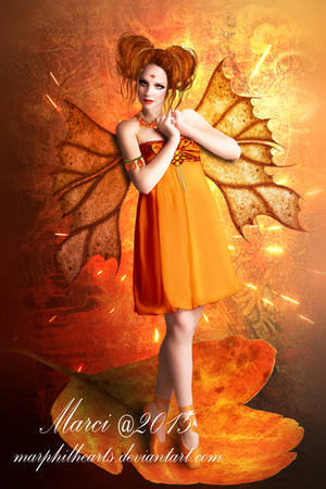 Autumn Fairy by marphilhearts Autumn Fairy by marphilhearts