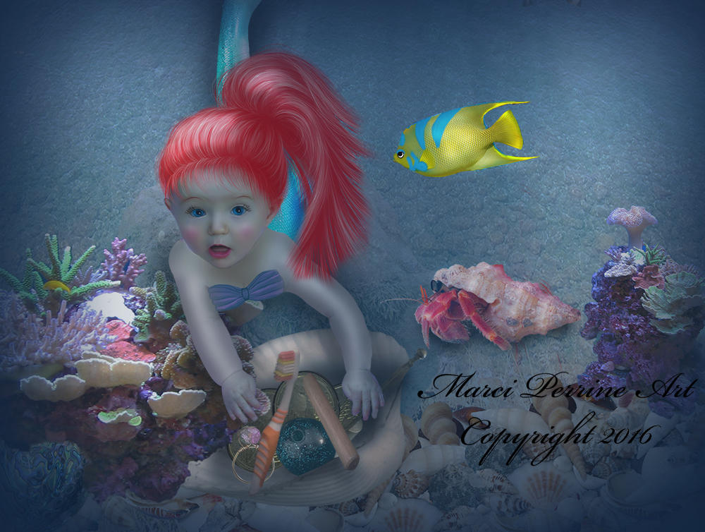 Baby Ariel by marphilhearts