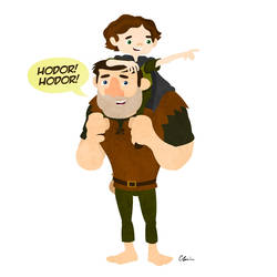 Bran Stark and Hodor