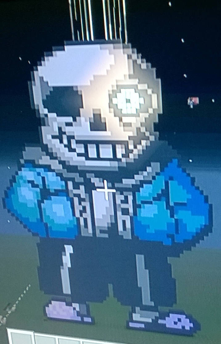 Minecraft sans by AnAbandonedQuiche on DeviantArt