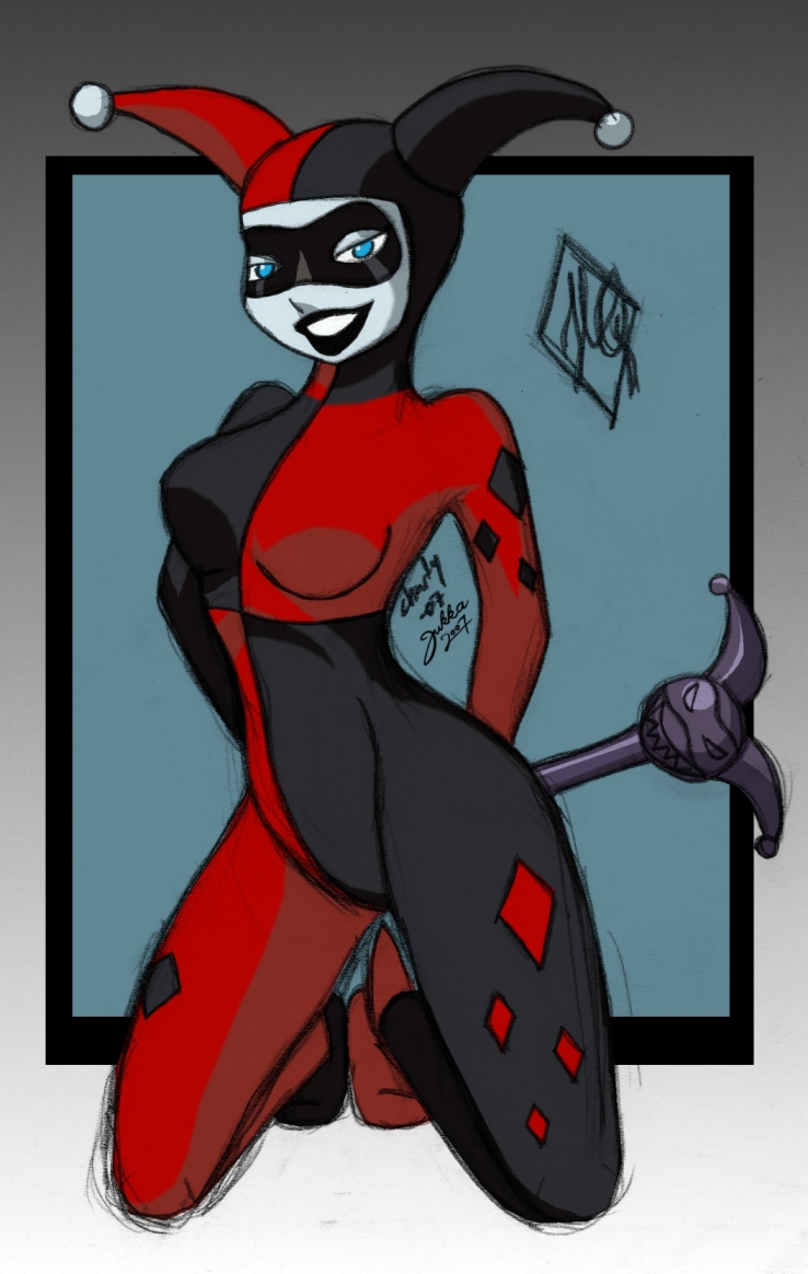 Harley Quinn -coloured