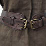 Leather belt #1 Oak Stall