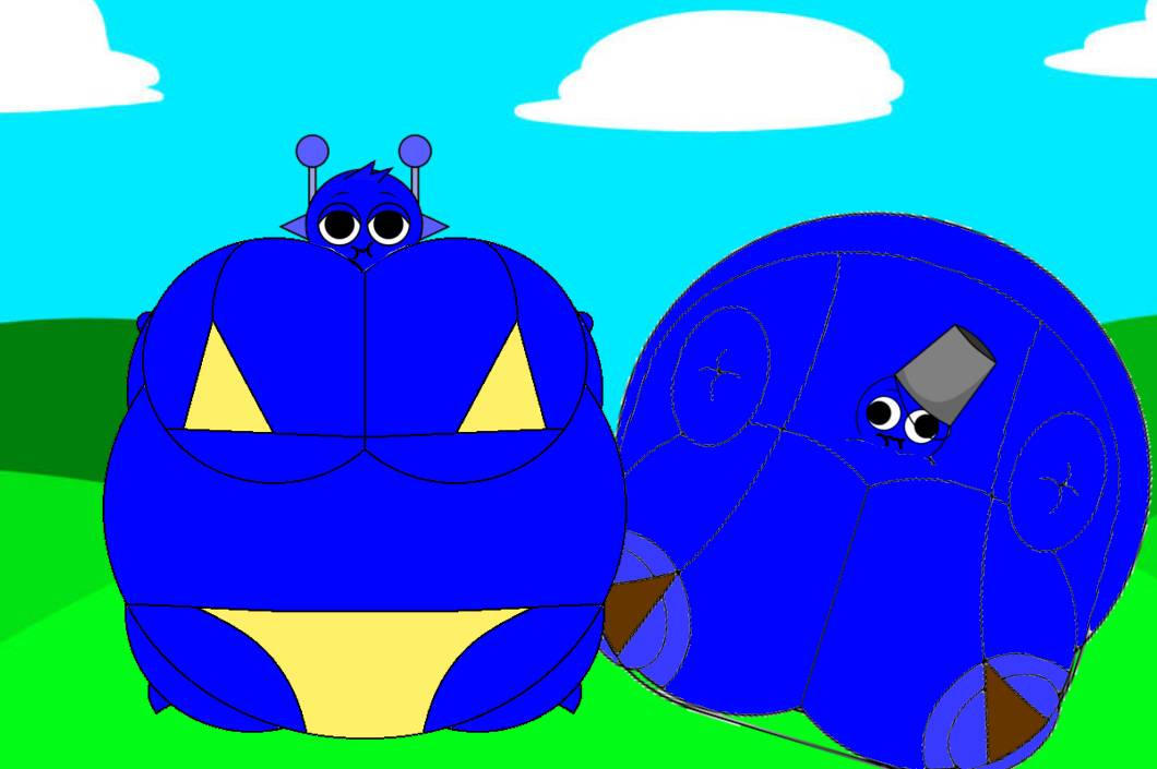 Blueberry Inflation Sibling Rivalry Simon brud blueberry inflation by DonaldDucc456 on DeviantArt