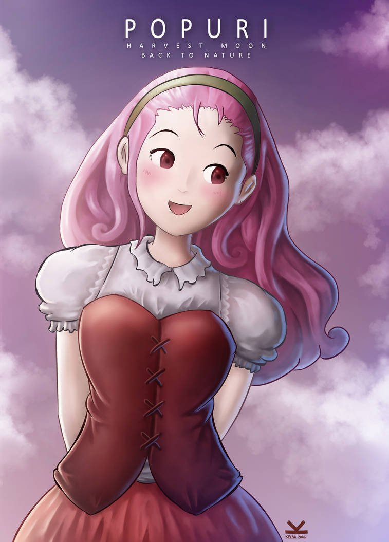 Popuri Popuri - Harvest Moon : Back to Nature by Kelsa20 on DeviantArt