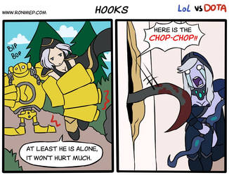 LoL vs Dota2 - Hooks