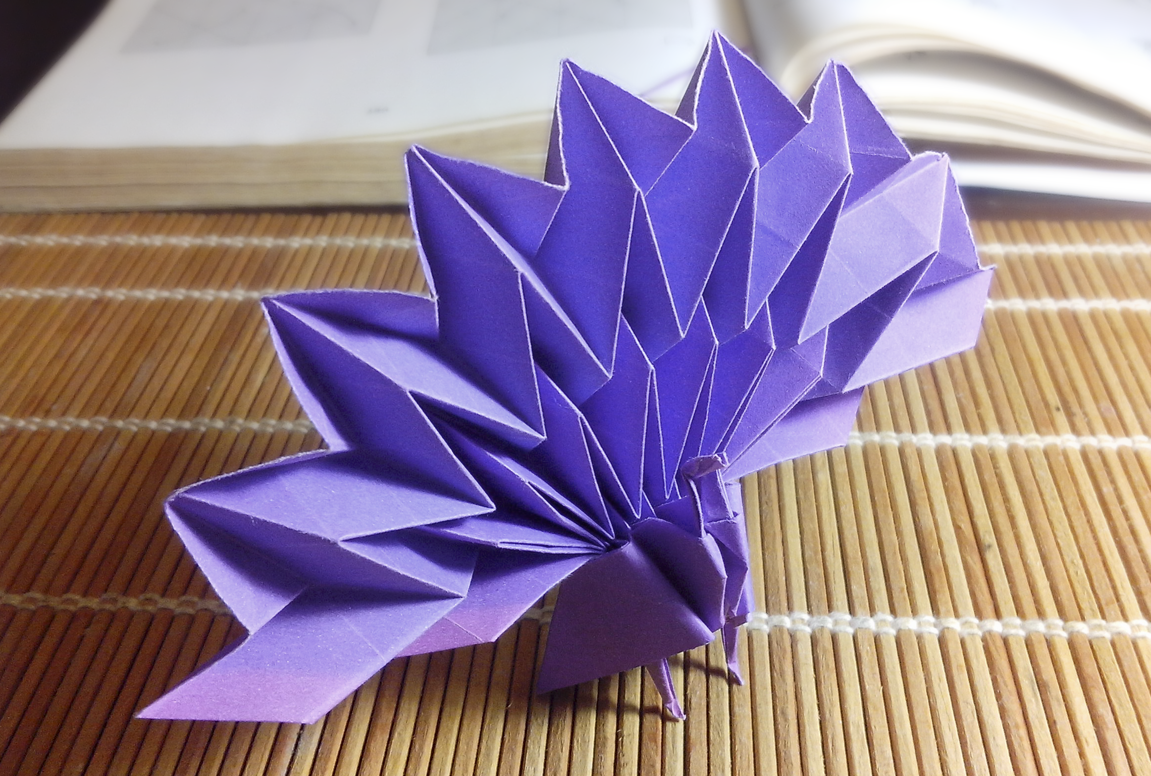 Origami Peacock