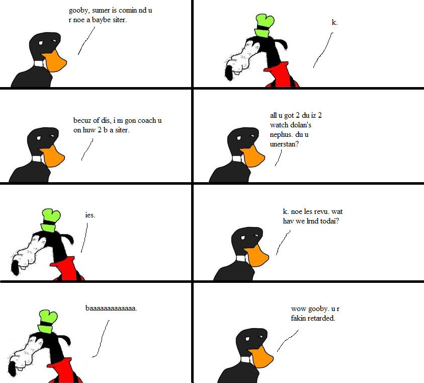 The Dolan Duk Show - Gooby the Babysitter by TVBRobotnik on DeviantArt