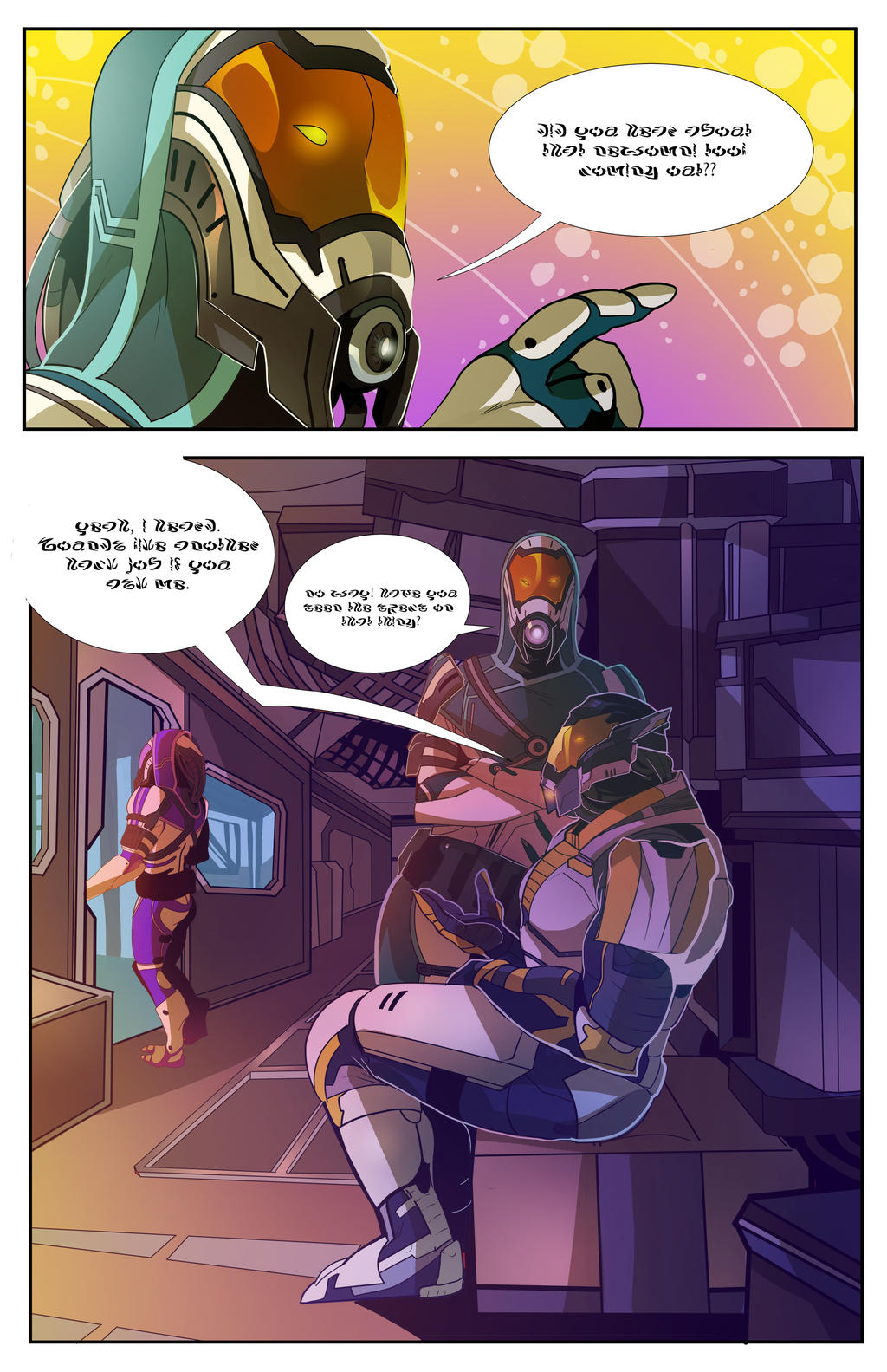 Quandarius Deviantart Quarian Quibble (COMMISSION) by squarerootofdestiny on DeviantArt