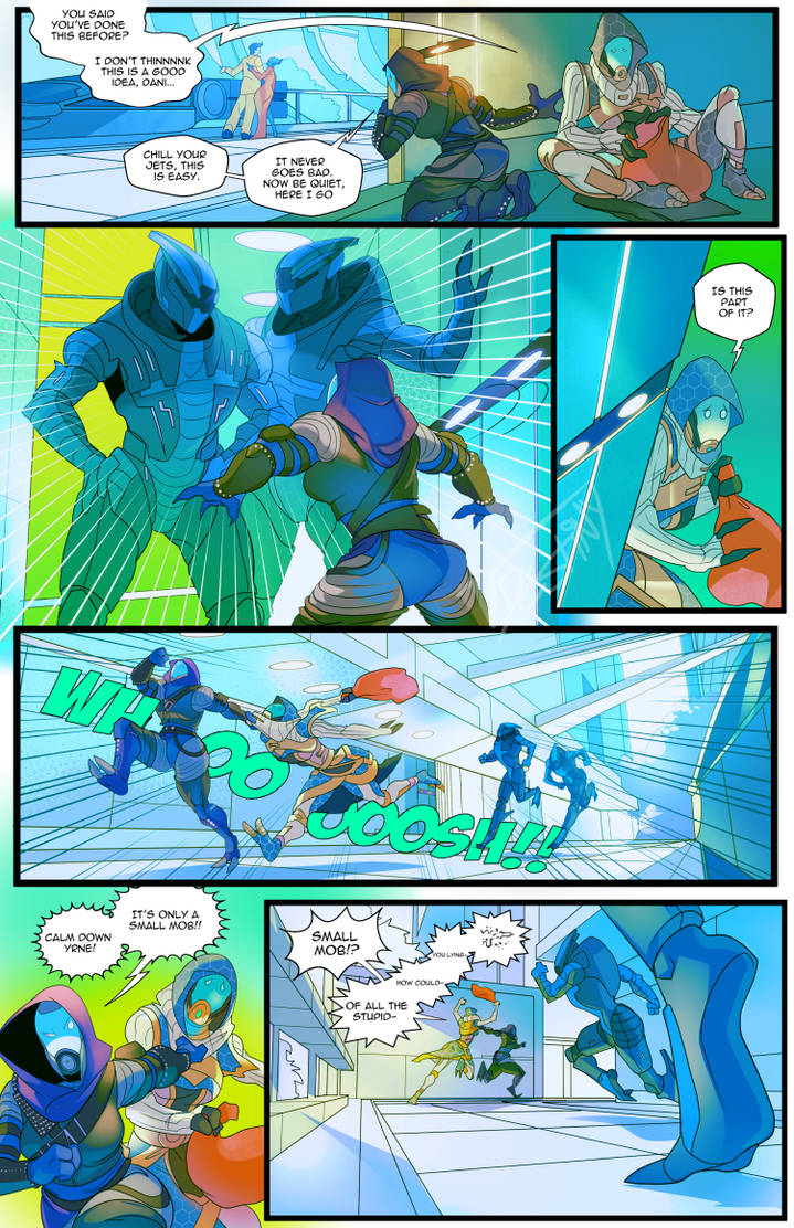 Quandarius Deviantart Quarian Trouble (COMMISSION) by squarerootofdestiny on DeviantArt