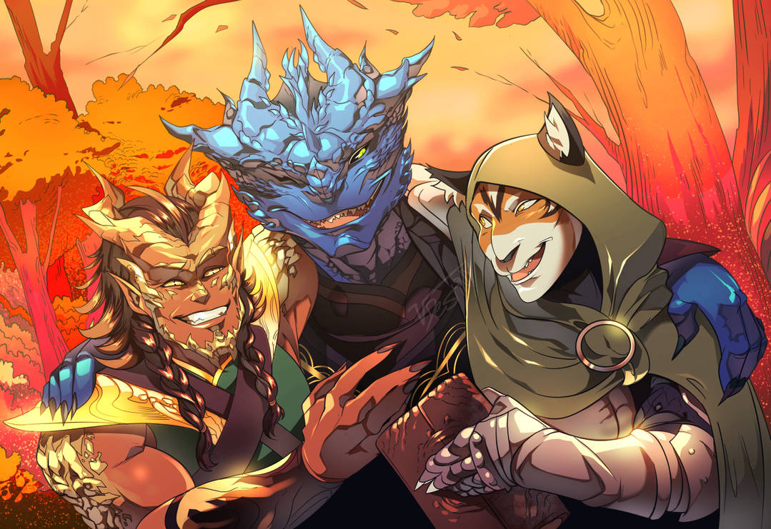 DnD Group (COMMISSION) by squarerootofdestiny on DeviantArt