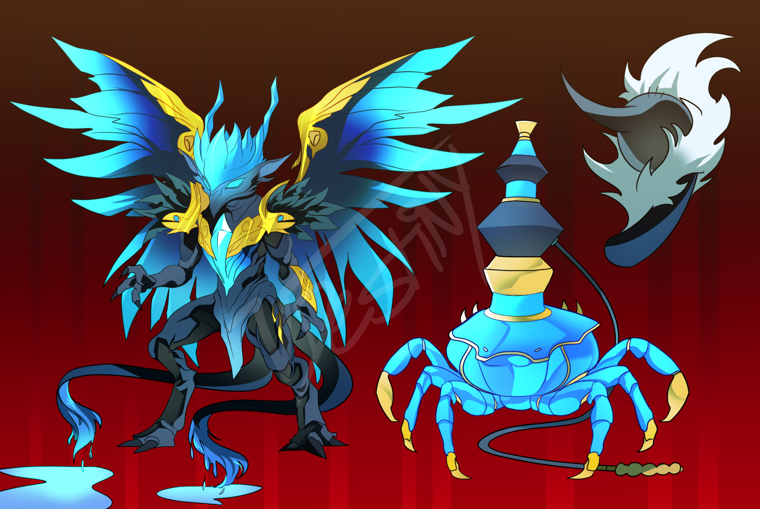 Imp Character Chart (COMMISSION) by squarerootofdestiny on DeviantArt