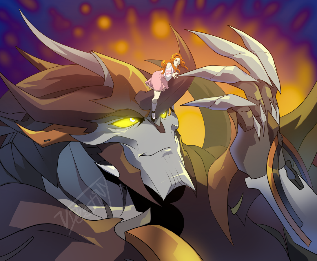 Predaking and OC (COMMISSION) by squarerootofdestiny on DeviantArt