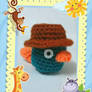 Perry the platypus amigurumi