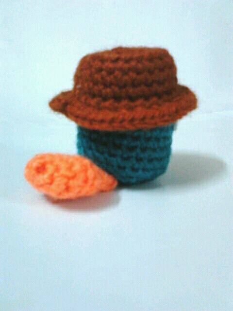 Perry the platypus amigurumi