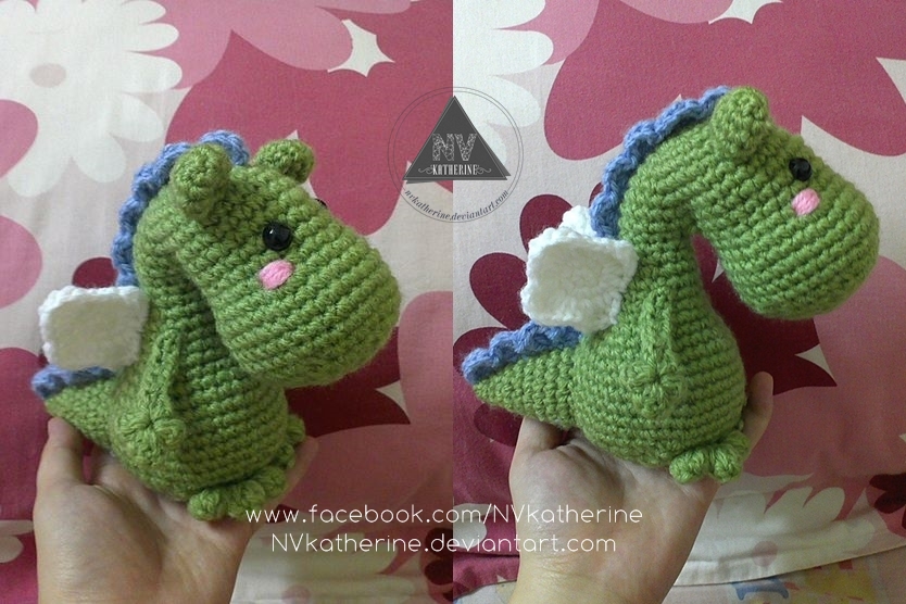 Chuppy Dragon amigurumi