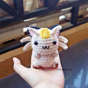 [FREE SHIPPING] Chibi Meowth amigurumi