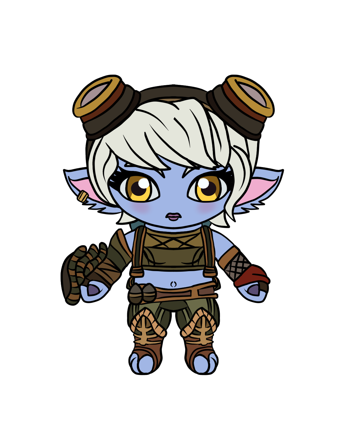 Tristana LOL Mini doll by Firerman2 on DeviantArt Tristana LOL Mini doll by Firerman2 on DeviantArt