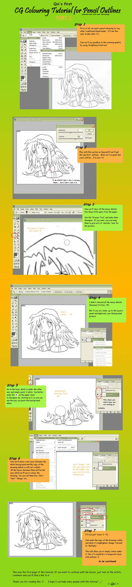 Pencil+CG TUTORIAL part1 by Qvi on DeviantArt