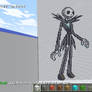 Minecraft Jack Skellington