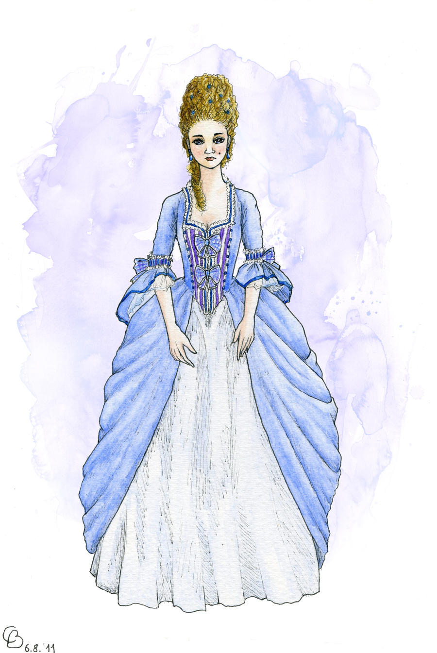 Deviantart Rococco Rococo Gown by Yosephyne on DeviantArt