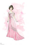 Edwardian Rose Gown by Yosephyne