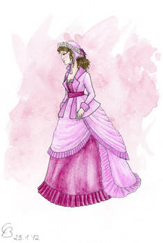 Victorian Bustle Gown