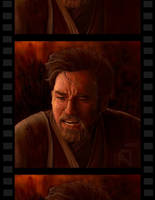 Obi-Wan on Mustafar