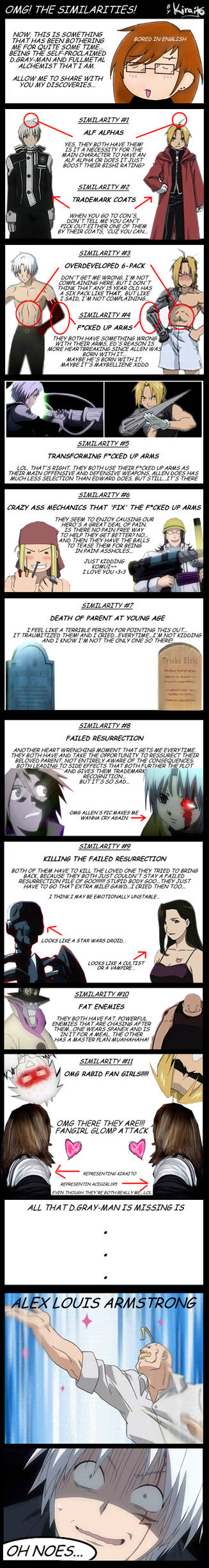 DGM vs FMA:Oh the similarities