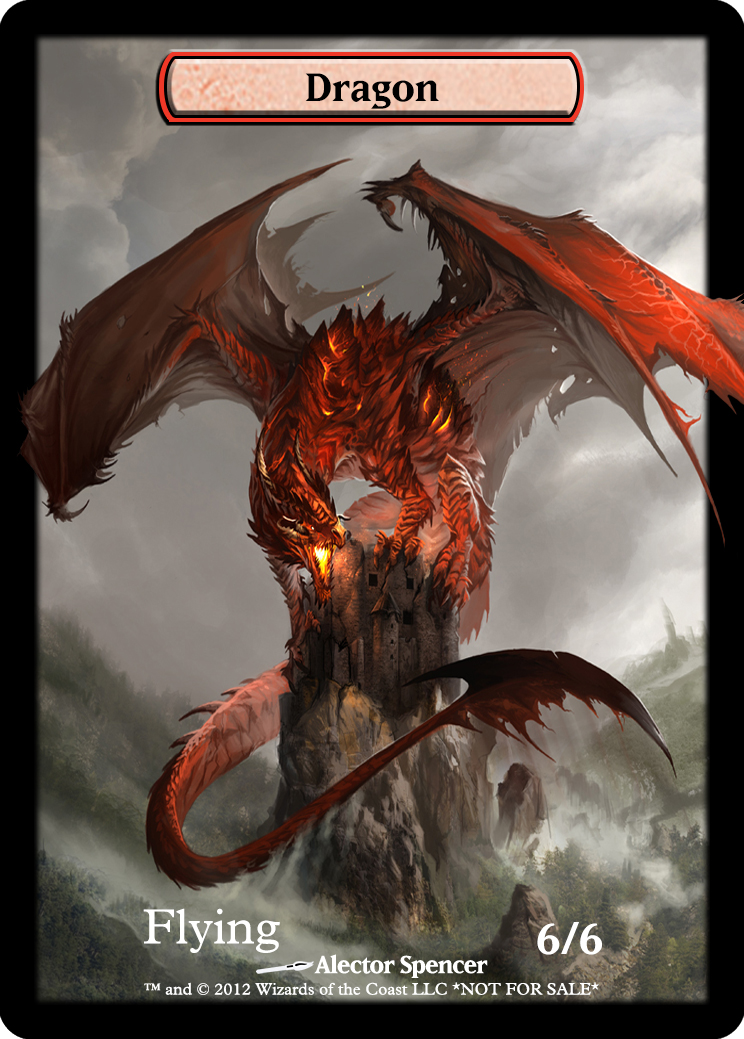 Dragon Token by aeoncleanse on DeviantArt