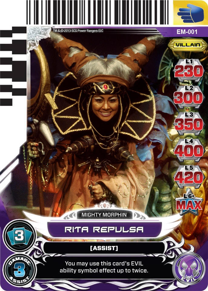 Power Rangers Card Rita Repulsa 001 - Rita Repulsa by CardsEdu on DeviantArt