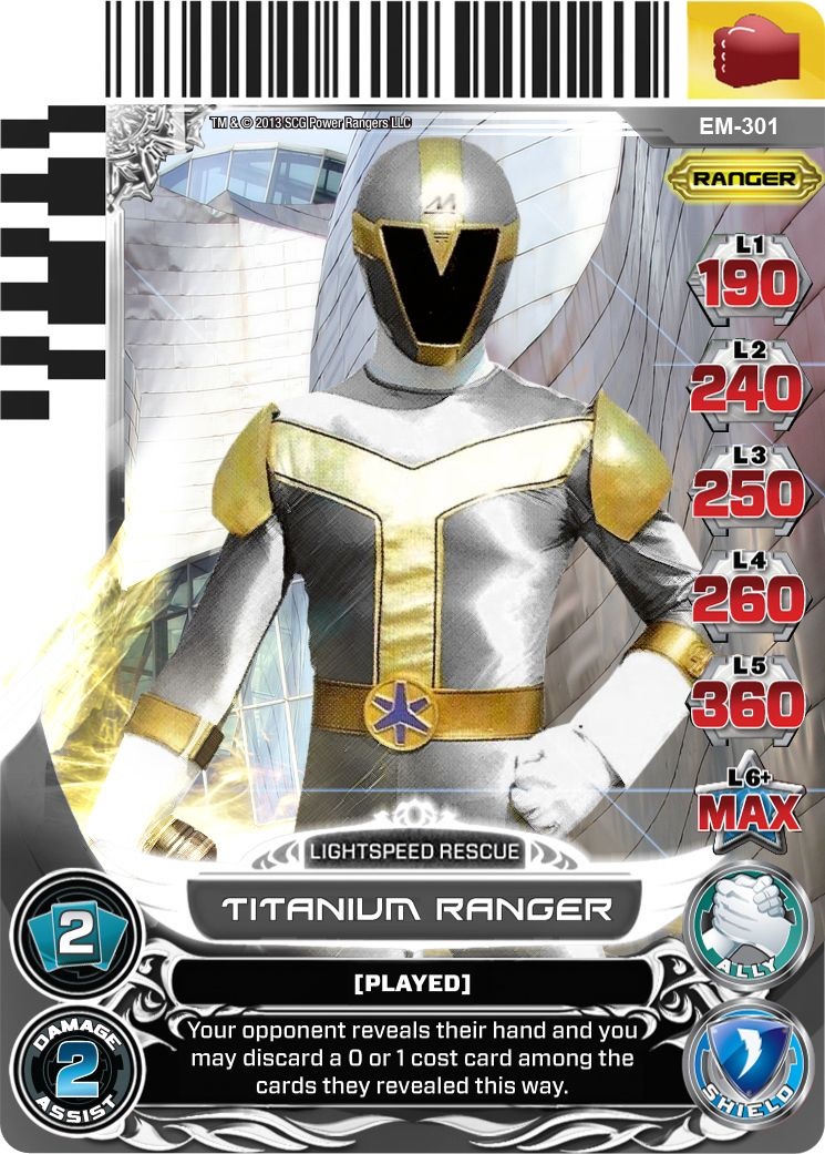 Titanium Rnager 301 - Titanium Ranger by CardsEdu on DeviantArt