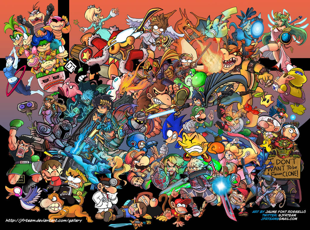 Ssb4 Super Smash Bros. 4 by JFRteam on DeviantArt