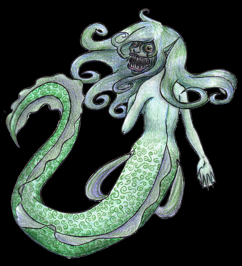 Colour: Patterned Eel Woman