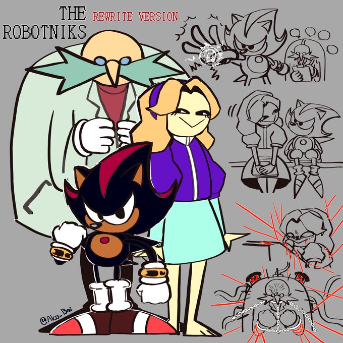 Shadow Rewrit Rewrite shadow by sinksonic on DeviantArt