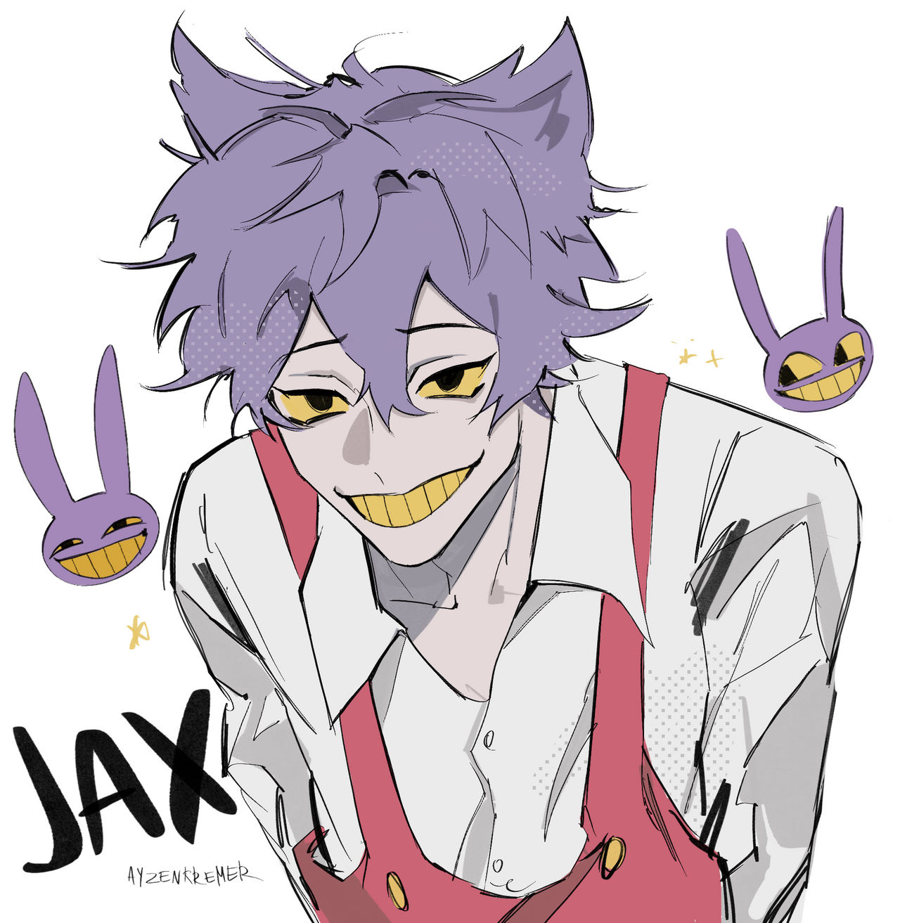 JAX from The Amazing Digital Circus by ayzenkremer on DeviantArt