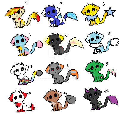 5 Point Snapkat Adopables * Open * by ShadowSnperFlames on DeviantArt