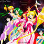 Sailor Scouts In Space Wallpaper