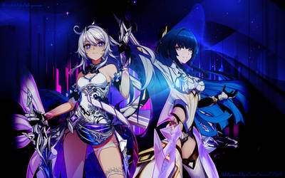 Kiana Kaslana and Raiden Mei