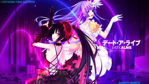 Tokisaki Kurumi and Izayoi Miku - Date A Live